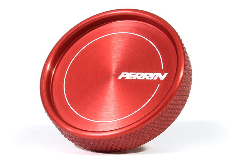 PERRIN 02-25 Subaru Impreza/WRX/STI & 13-25 Crosstrek/BRZ/FR-S/GR86/GR86 Oil Fill Cap - Red Perrin Performance Oil Caps  AXOPROS