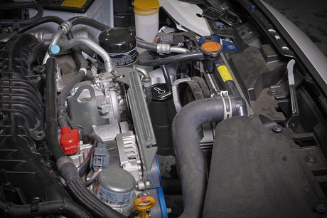 PERRIN 02-25 Subaru WRX / 04-21 STI / 13-25 BRZ/GR86/FRS/86 Coolant Overflow Tank - Black Perrin Performance Coolant Reservoirs  AXOPROS