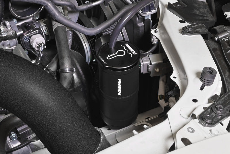 PERRIN 02-25 Subaru WRX / 04-21 STI / 13-25 BRZ/GR86/FRS/86 Coolant Overflow Tank - Black Perrin Performance Coolant Reservoirs  AXOPROS