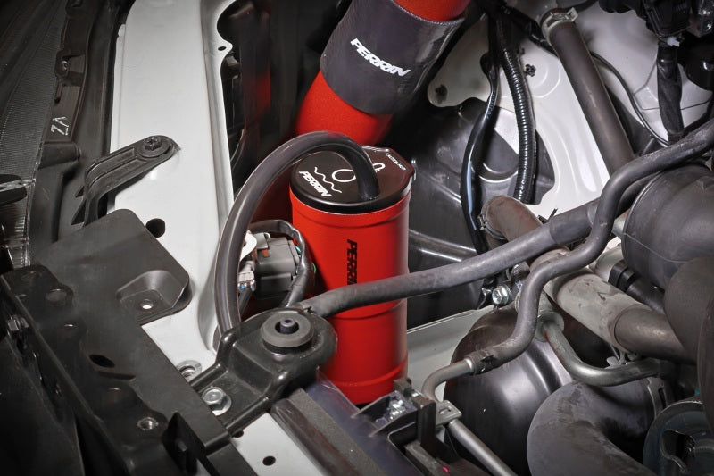 PERRIN 02-25 Subaru WRX / 04-21 STI / 13-25 BRZ/GR86/FRS/86 Coolant Overflow Tank - Red Perrin Performance Coolant Reservoirs  AXOPROS