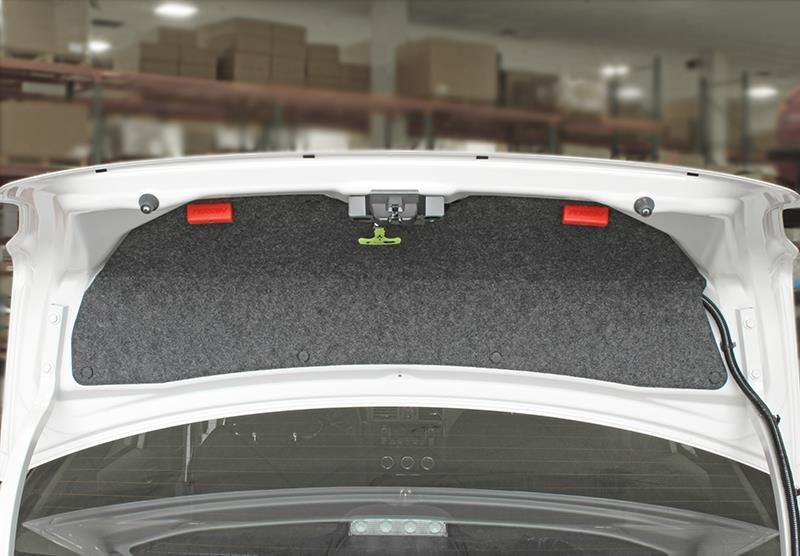 PERRIN 07-25 Subaru WRX STI Sedan Trunk Handle - Red Perrin Performance Trunks  AXOPROS