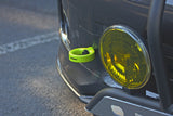 Perrin 08-14 Subaru WRX/STI Tow Hook Kit (Front) - Neon Yellow Perrin Performance Tow Hooks  AXOPROS