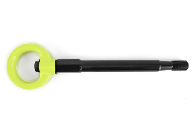 Perrin 08-14 Subaru WRX/STI Tow Hook Kit (Front) - Neon Yellow Perrin Performance Tow Hooks  AXOPROS