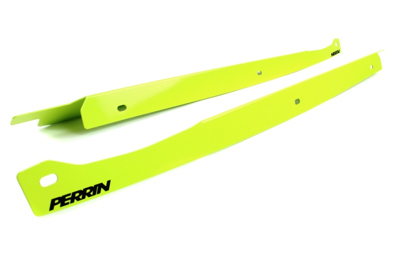 PERRIN 08-14 Subaru WRX/STI / 08-11 Impreza Fender Shroud Set - Neon Yellow Perrin Performance Exterior Trim  AXOPROS