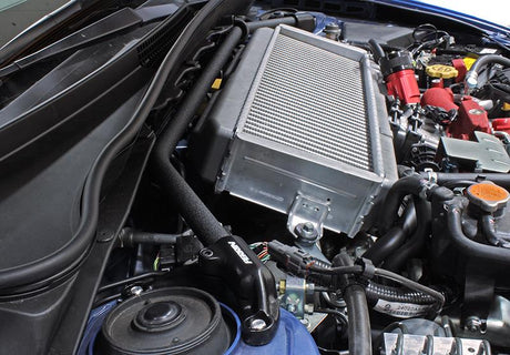 PERRIN 08-14 WRX/STI/Impreza / 14-18 Forester / 13-17 Crosstrek / 05-09 Legacy FR Strut Brace - Blk Perrin Performance Strut Bars  AXOPROS