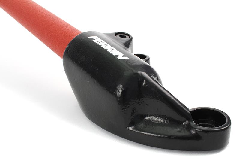 PERRIN 08-14 WRX/STI/Impreza / 14-18 Forester / 13-17 Crosstrek / 05-09 Legacy FR Strut Brace - Red Perrin Performance Strut Bars  AXOPROS