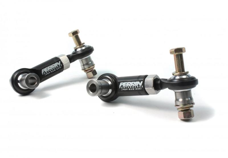 PERRIN 08-21 Subaru WRX / 09-21 STI / 13-25 BRZ & GR86 / 10-14 LGT FXT Rear Endlinks (Spherical) Perrin Performance Sway Bar Endlinks  AXOPROS
