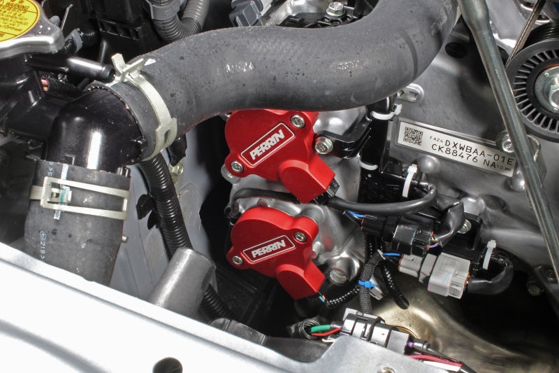 PERRIN 13-25 Subaru BRZ / Scion FR-S / Toyota 86 & GR86 Cam Solenoid Cover - Red Perrin Performance Cam Covers  AXOPROS