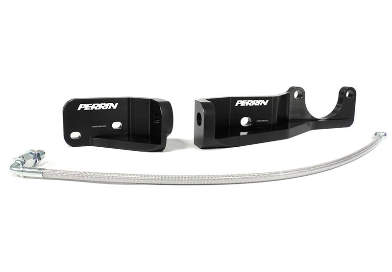 PERRIN 15-21 Subaru Impreza/WRX/STI Pitch Stop Mount & Firewall Brace - Black Perrin Performance Engine Mounts  AXOPROS