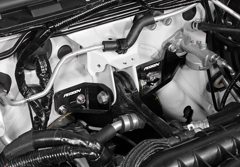 PERRIN 15-21 Subaru Impreza/WRX/STI Pitch Stop Mount & Firewall Brace - Black Perrin Performance Engine Mounts  AXOPROS