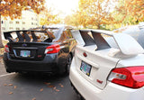 PERRIN 15-21 Subaru STI Wing Stabilizer - Black Perrin Performance Spoilers  AXOPROS