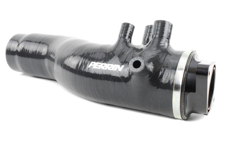 PERRIN 15-21 Subaru WRX / 14-18 Forester XT Turbo Inlet Hose 3in. w/ Turbo Adapter Flange - Black Perrin Performance Hoses  AXOPROS