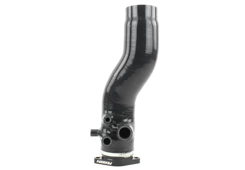 PERRIN 15-21 Subaru WRX / 14-18 Forester XT Turbo Inlet Hose 3in. w/ Turbo Adapter Flange - Black Perrin Performance Hoses  AXOPROS