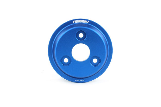 PERRIN 15-21 Subaru WRX / 18-20 Crosstrek / 14-18 FXT Lightweight Water Pump Pulley - Blue Perrin Performance Pulleys - Crank, Underdrive  AXOPROS
