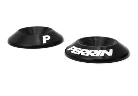 PERRIN 15-21 Subaru WRX Intercooler/Engine Cover Lock Down Washers - Black Perrin Performance Engine Covers  AXOPROS