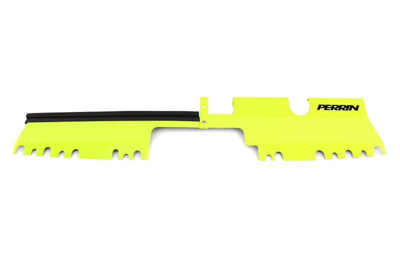 PERRIN 15-21 Subaru WRX/STI Radiator Shroud (With/Without OEM Intake Scoop) - Neon Yellow Perrin Performance Radiator Shrouds  AXOPROS