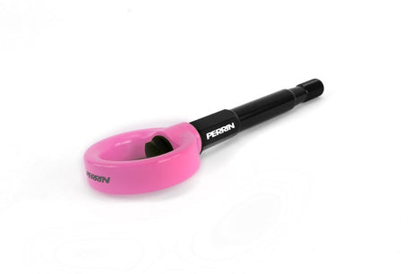 Perrin 15-19 Subaru WRX/STI Tow Hook Kit (Rear) - Hyper Pink Perrin Performance Tow Hooks  AXOPROS
