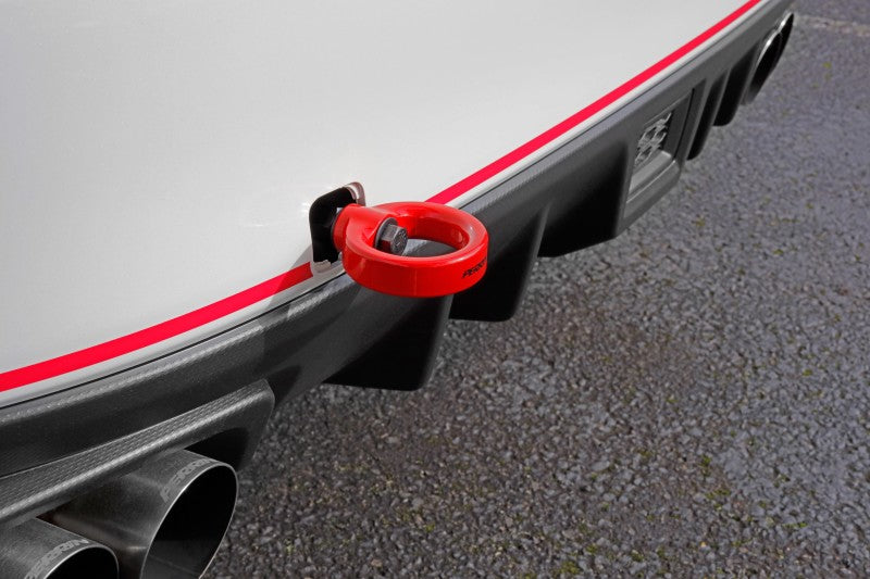 PERRIN 15-21 Subaru WRX/STI Tow Hook Kit (Rear) - Red Perrin Performance Tow Hooks  AXOPROS