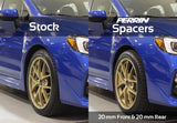 PERRIN 15-25 Subaru WRX / 05-21 STI 20mm Wheel Spacers 5x114.3 56mm CB - Pair Perrin Performance Wheel Spacers & Adapters  AXOPROS