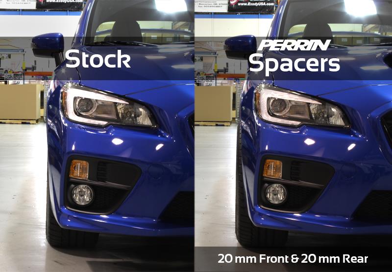 PERRIN 15-25 Subaru WRX / 05-21 STI 20mm Wheel Spacers 5x114.3 56mm CB - Pair Perrin Performance Wheel Spacers & Adapters  AXOPROS