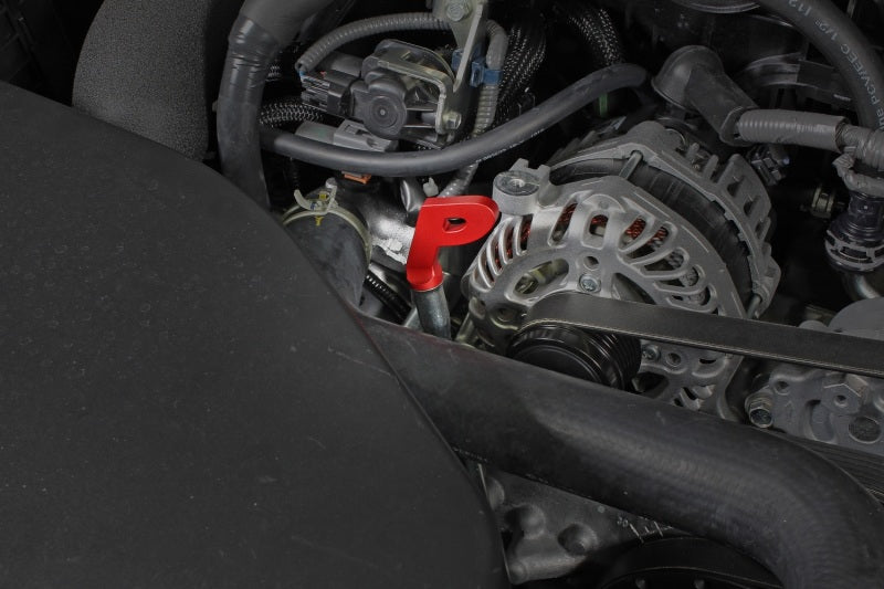 PERRIN 15-25 Subaru WRX & 13-25 BRZ/FR-S/86/GR86 Dipstick Handle P Style - Red Perrin Performance Dipsticks  AXOPROS