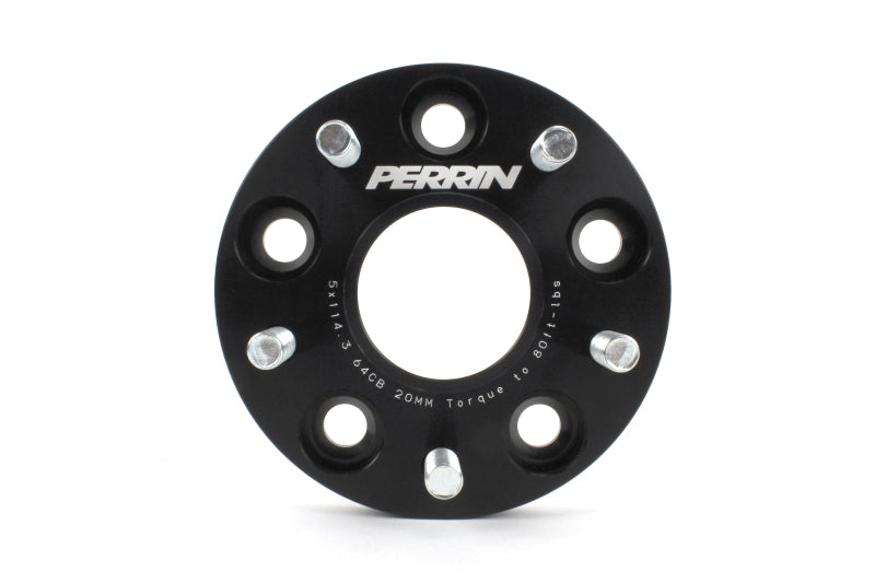 PERRIN 17-21 Honda Civic Si / 22-26 Acura Integra 64.1mm 5x114.3 Wheel Spacers 20mm - Pair Perrin Performance Wheel Spacers & Adapters  AXOPROS