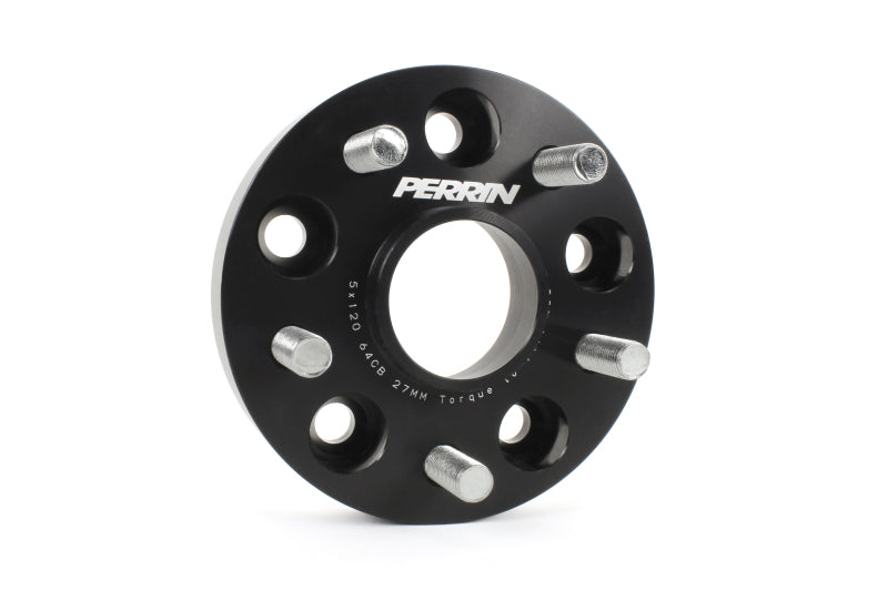 Perrin 17-18 Honda Civic Type R 64.1mm Hub 5x120 27mm Wheel Spacers (One Pair) Perrin Performance Wheel Spacers & Adapters  AXOPROS