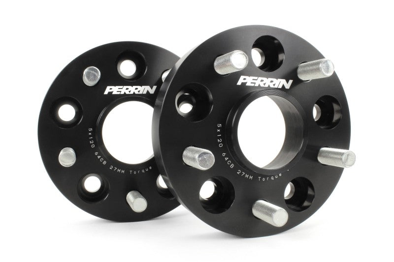 Perrin 17-18 Honda Civic Type R 64.1mm Hub 5x120 27mm Wheel Spacers (One Pair) Perrin Performance Wheel Spacers & Adapters  AXOPROS