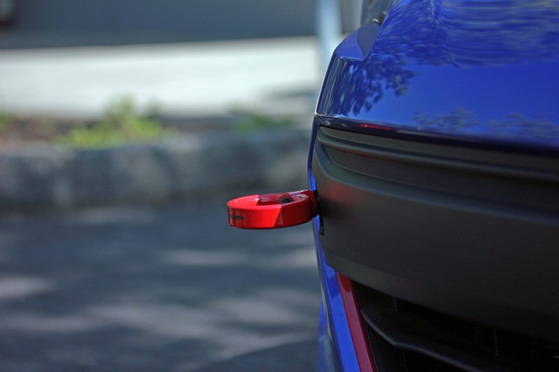 PERRIN 18-21 Subaru WRX & STI / 13-25 BRZ / 17-20 Toyota 86 Tow Hook Kit (Front) - Red Perrin Performance Tow Hooks  AXOPROS