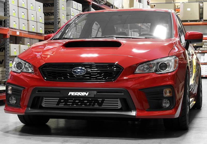 PERRIN 18-21 Subaru WRX/STI License Plate Delete - Black Perrin Performance License Plate Relocation  AXOPROS