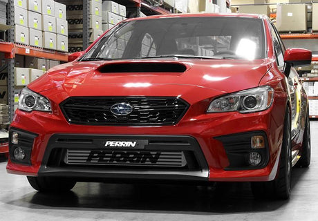 PERRIN 18-21 Subaru WRX/STI License Plate Delete - Black Perrin Performance License Plate Relocation  AXOPROS