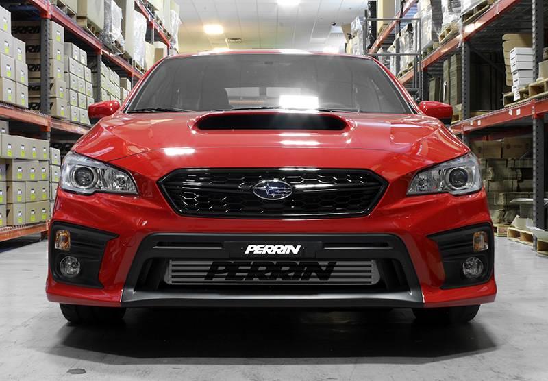 PERRIN 18-21 Subaru WRX/STI License Plate Delete - Black Perrin Performance License Plate Relocation  AXOPROS