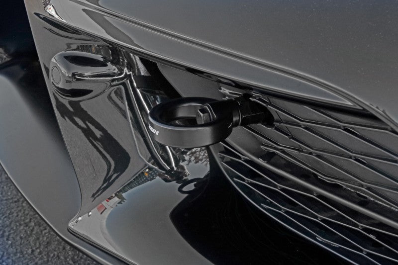 Perrin 2020 Toyota Supra Tow Hook Kit (Front) - Black Perrin Performance Tow Hooks  AXOPROS