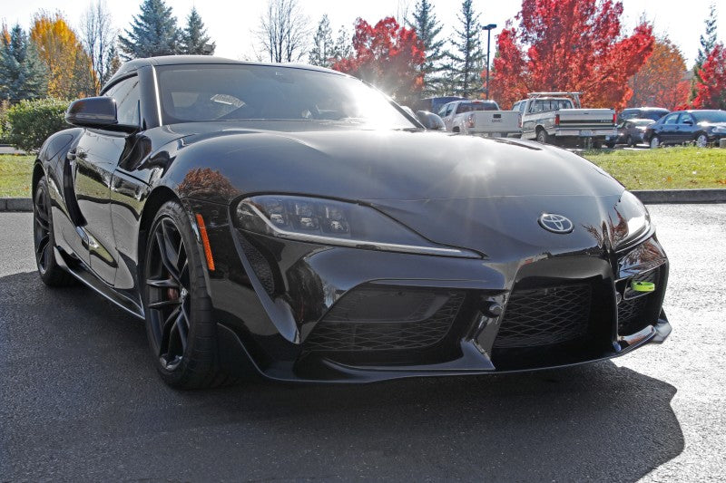 Perrin 2020 Toyota Supra Tow Hook Kit (Front) - Neon Yellow Perrin Performance Tow Hooks  AXOPROS