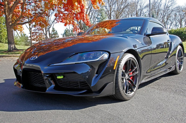 Perrin 2020 Toyota Supra Tow Hook Kit (Front) - Neon Yellow Perrin Performance Tow Hooks  AXOPROS