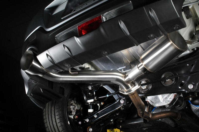 Perrin 2022 BRZ/GR86 Axle Back Exhaust SS (Single Side Exit w/Helmholtz Chamber) Perrin Performance Axle Back  AXOPROS