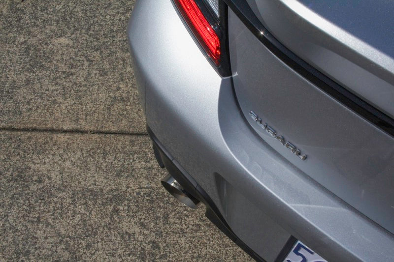 Perrin 2022 BRZ/GR86 Axle Back Exhaust SS (Single Side Exit w/Helmholtz Chamber) Perrin Performance Axle Back  AXOPROS