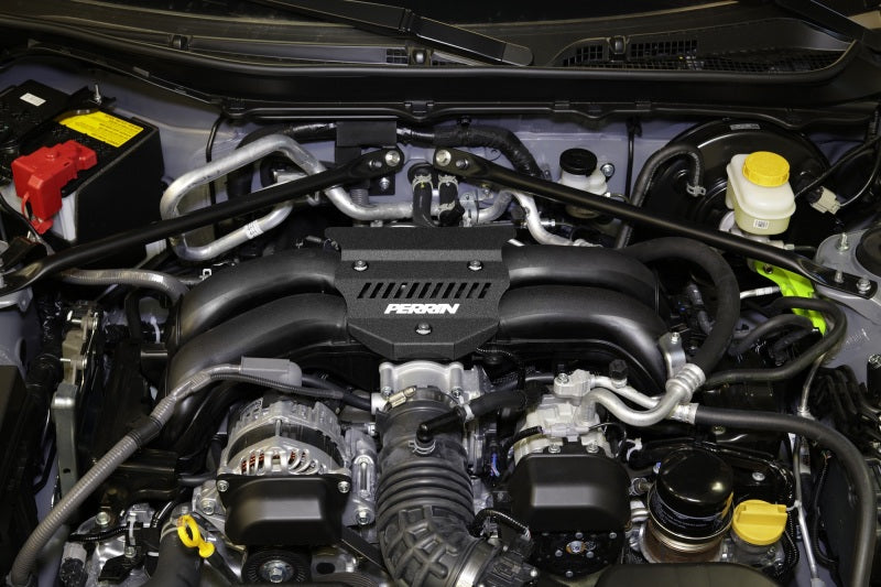 PERRIN 22-25 Subaru BRZ / Toyota GR86 Engine Cover - Black Perrin Performance Engine Covers  AXOPROS