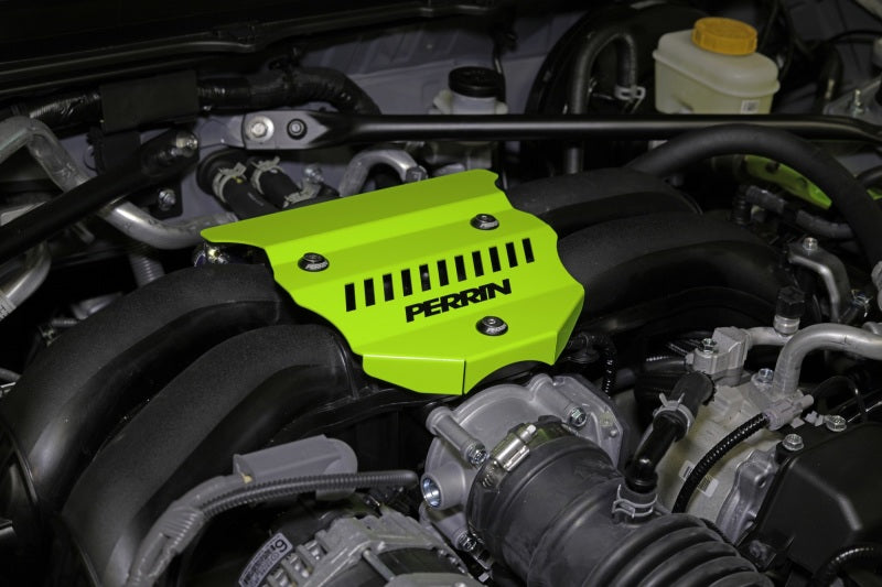 PERRIN 22-25 Subaru BRZ / Toyota GR86 Engine Cover - Neon Yellow Perrin Performance Engine Covers  AXOPROS