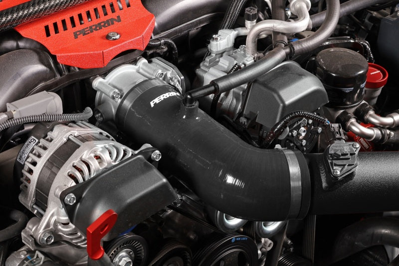 PERRIN 22-25 Subaru BRZ / Toyota GR86 Inlet Hose - Black Perrin Performance Hoses  AXOPROS