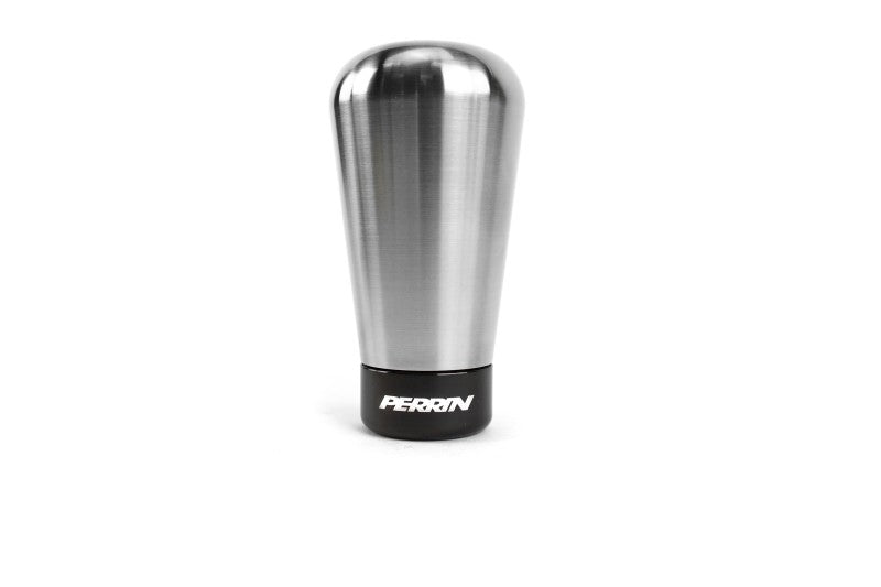 Perrin 15-22 Subaru WRX 1.8in. SS Tapered Shift Knob (w/Rattle Fix) - Brushed Perrin Performance Shift Knobs  AXOPROS