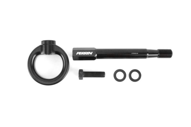 Perrin 2022 Subaru WRX / 18-21 Crosstrek / 14-21 Forester Tow Hook Kit (Front)  - Black Perrin Performance Tow Hooks  AXOPROS
