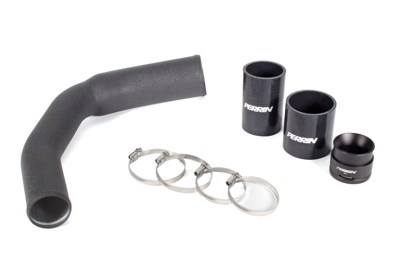 Perrin 2022+ Subaru WRX Charge Pipe - Black Perrin Performance Intercooler Ducting  AXOPROS
