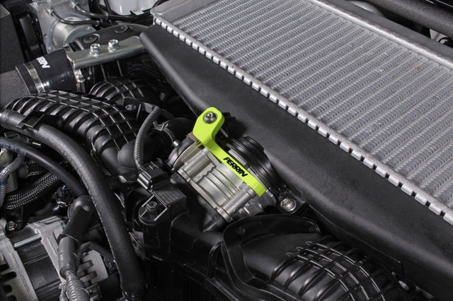 PERRIN 22-25 Subaru WRX / 19-25 Ascent / 20-25 Outback & Legacy Turbo TMIC Bracket - Neon Yellow Perrin Performance Brackets  AXOPROS