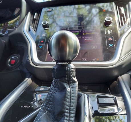 Perrin 2020+ Subaru Outback/Ascent (w/CVT) SS Ball Shift Knob - 2.0in. / Brushed Finish Perrin Performance Shift Knobs  AXOPROS