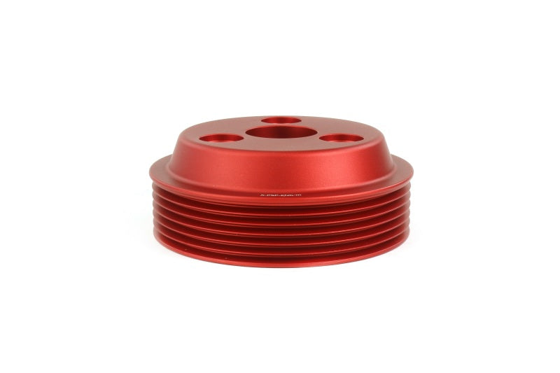 PERRIN 22-25 Subaru WRX / 21-25 Crosstrek / 20-25 LGT/OBXT/FXT Lightweight Water Pump Pulley - Red Perrin Performance Pulleys - Crank, Underdrive  AXOPROS