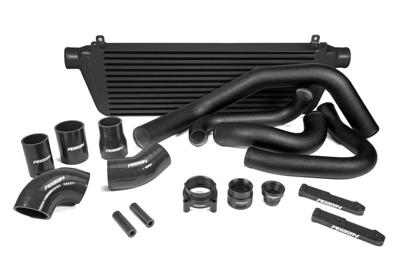 Perrin 22-23 Subaru WRX Front Mount Intercooler Kit (Black Tubes & Black Core) Perrin Performance Intercoolers  AXOPROS
