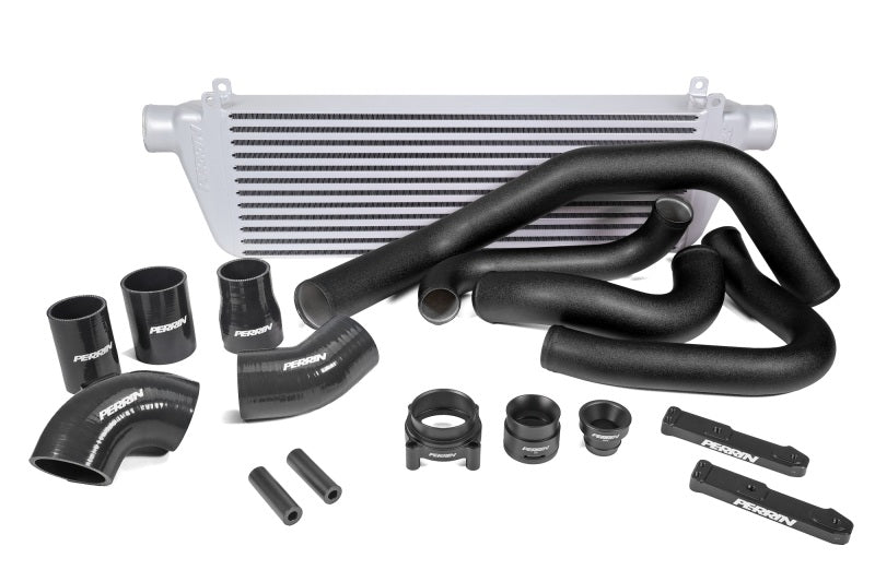 Perrin 22-23 Subaru WRX Front Mount Intercooler Kit (Black Tubes & Silver Core) Perrin Performance Intercoolers  AXOPROS