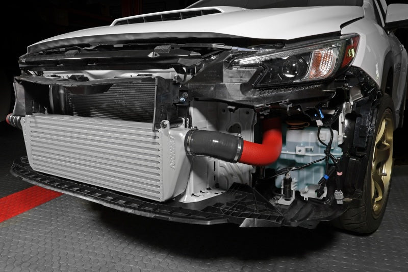 PERRIN 22-25 Subaru WRX Front Mount Intercooler Kit (Red Tubes & Silver Core) Perrin Performance Intercoolers  AXOPROS