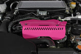 PERRIN 22-25 Subaru WRX Pulley Cover - Hyper Pink (TALL - For Use w/o PERRIN AOS) Perrin Performance Engine Covers  AXOPROS